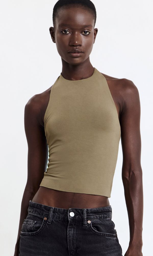 Tie Knot Halter Top
