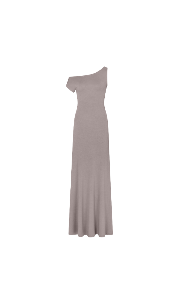 Asymmetric Flared Dress