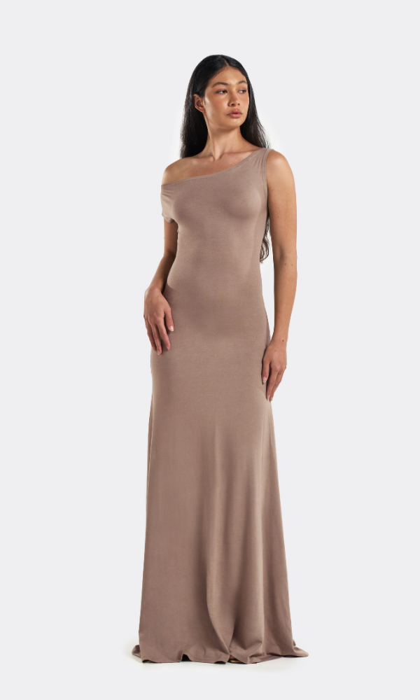 Asymmetric Flared Dress