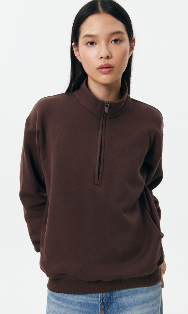 Sweatfleece Half-zip Sweatshirt
