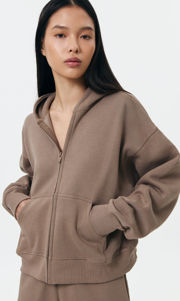 Sweatfleece Zip Hoodie